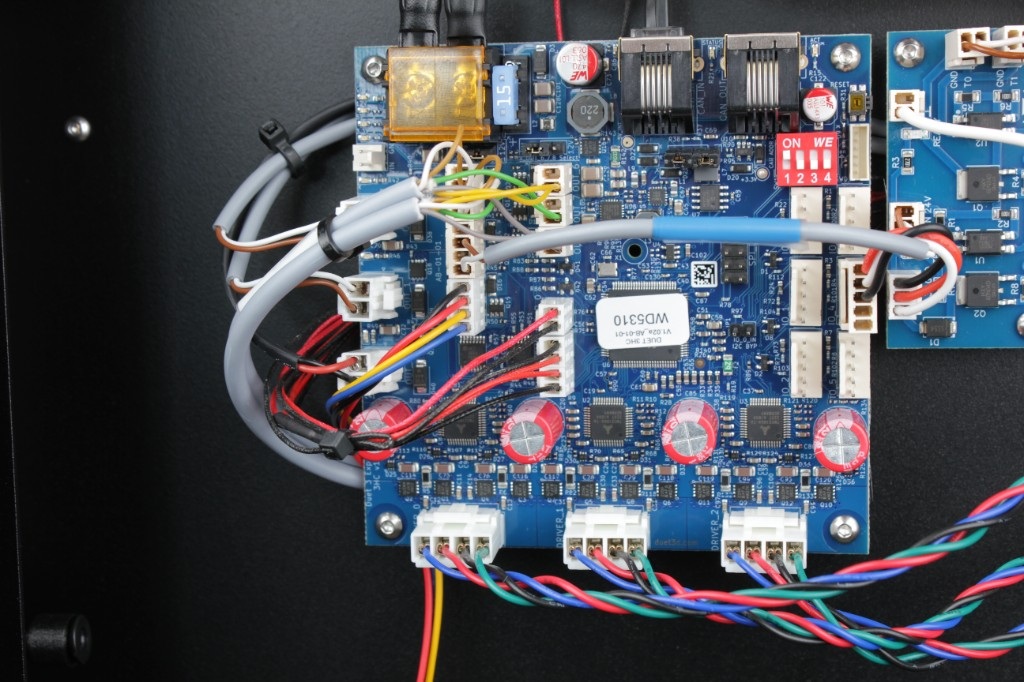 HEPA fan cable reconnected on expansion board