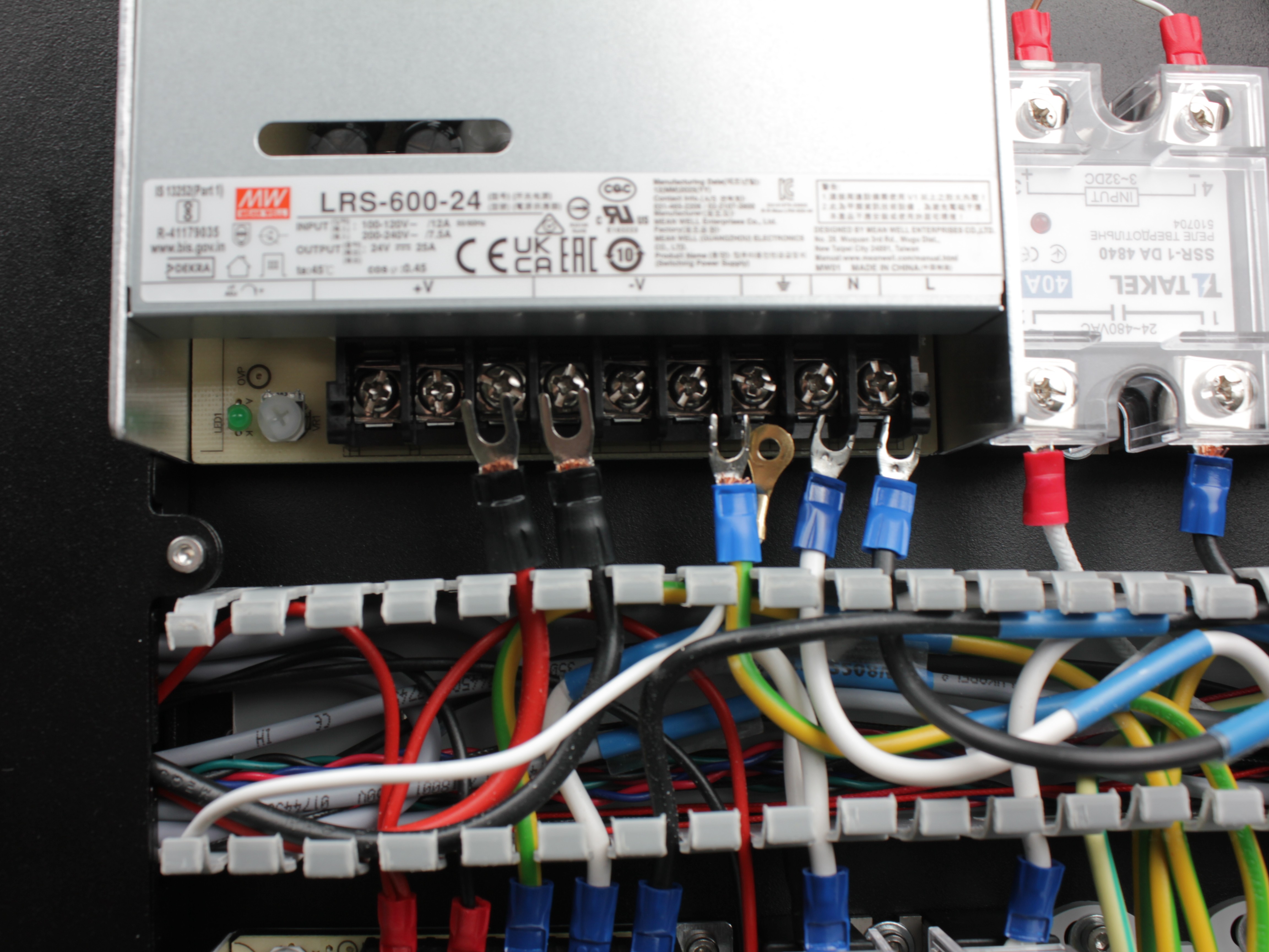 All wires disconnected from the PSU