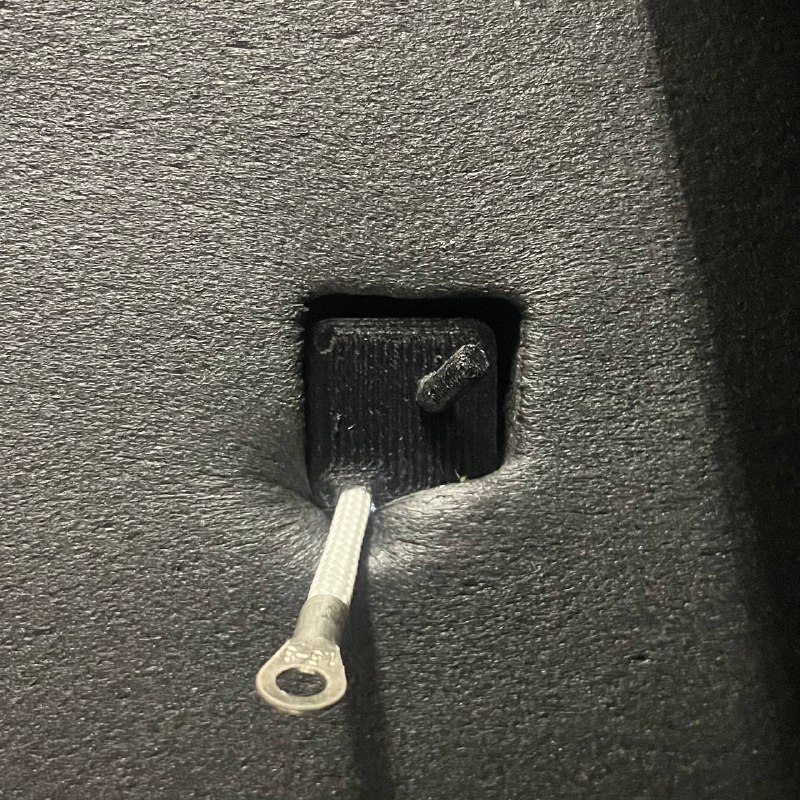 Chamber sensor released from its printed holder