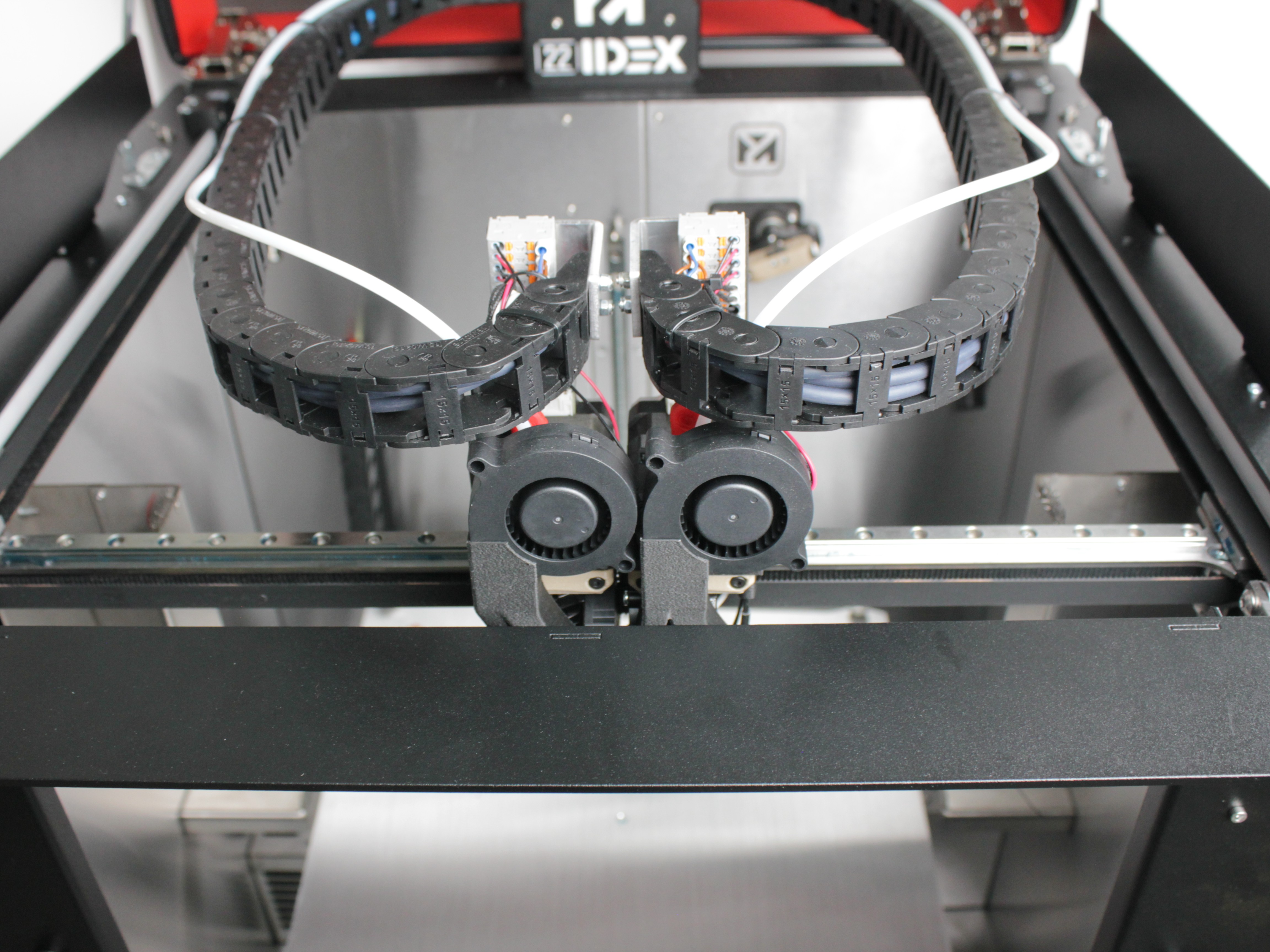 Gantry at the front - both endstops engaged simultaneously