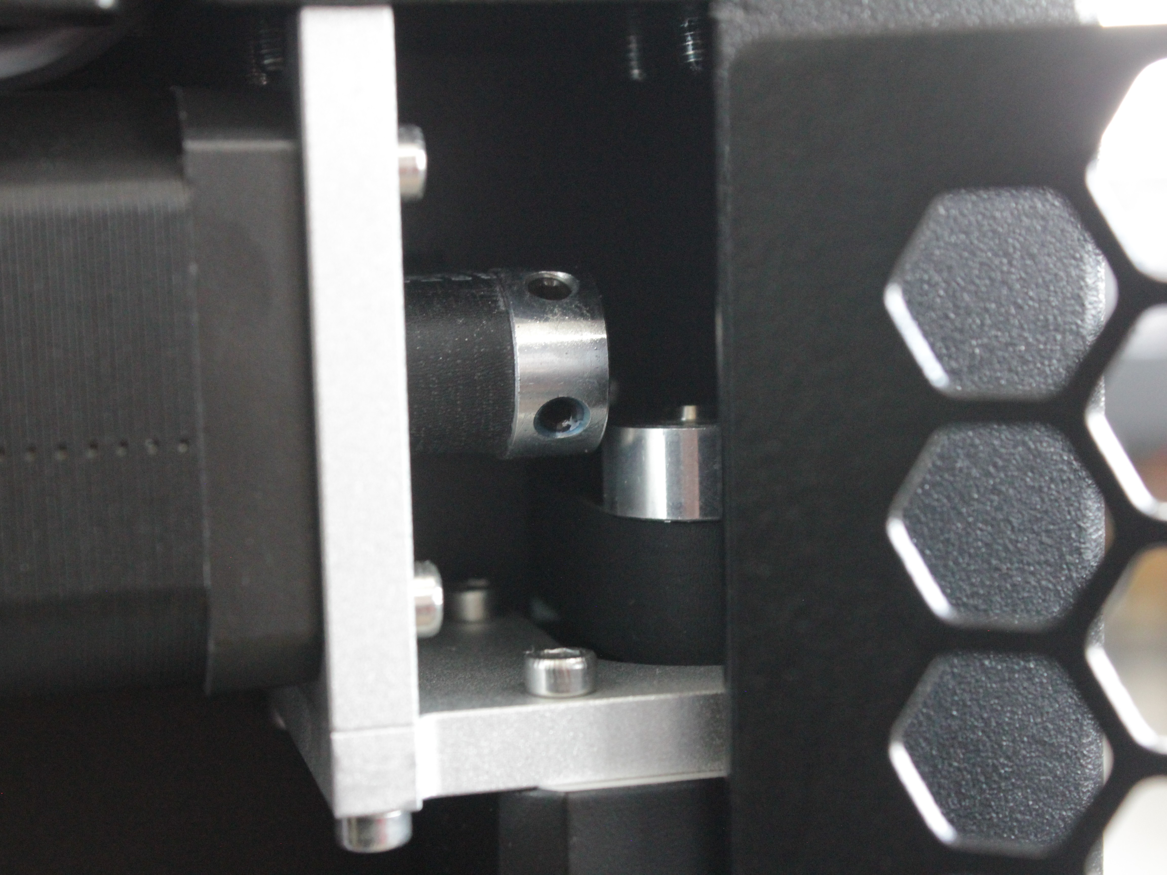 Two motor idlers showing tooth condition