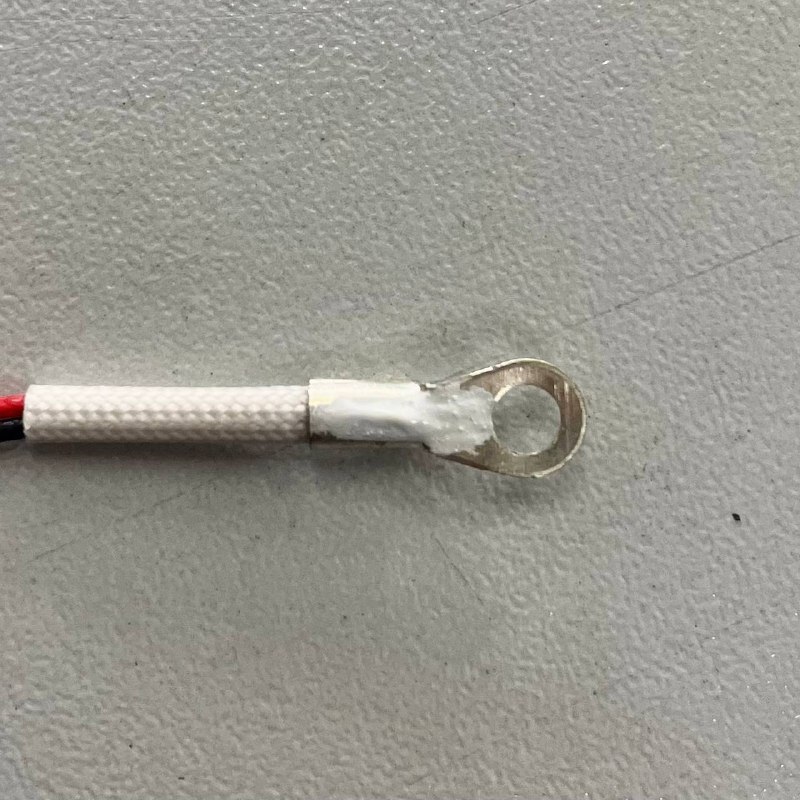 Thermal paste applied to the new bed sensor casing