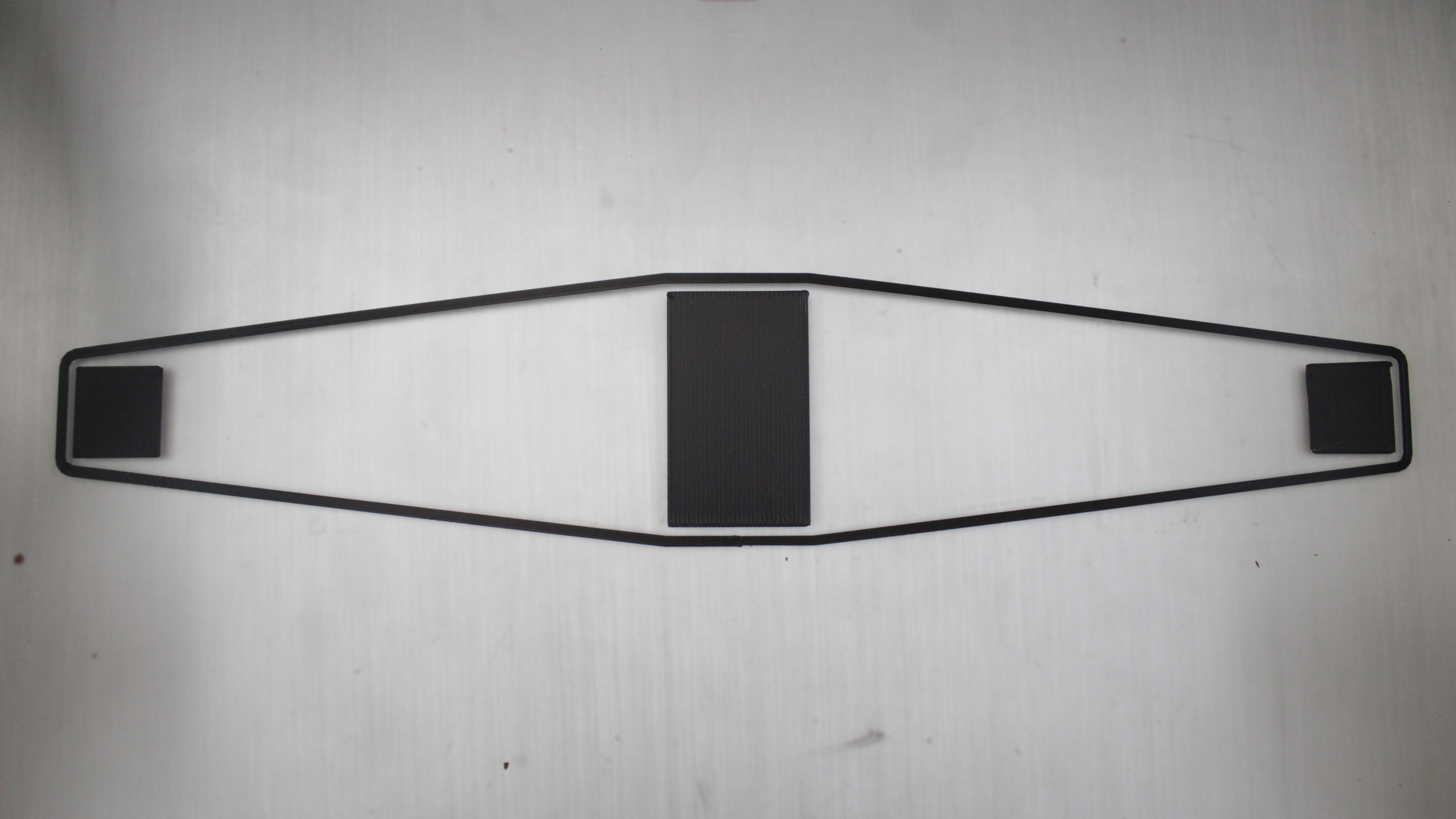 All three squares match – left, center, and right show consistent first layer