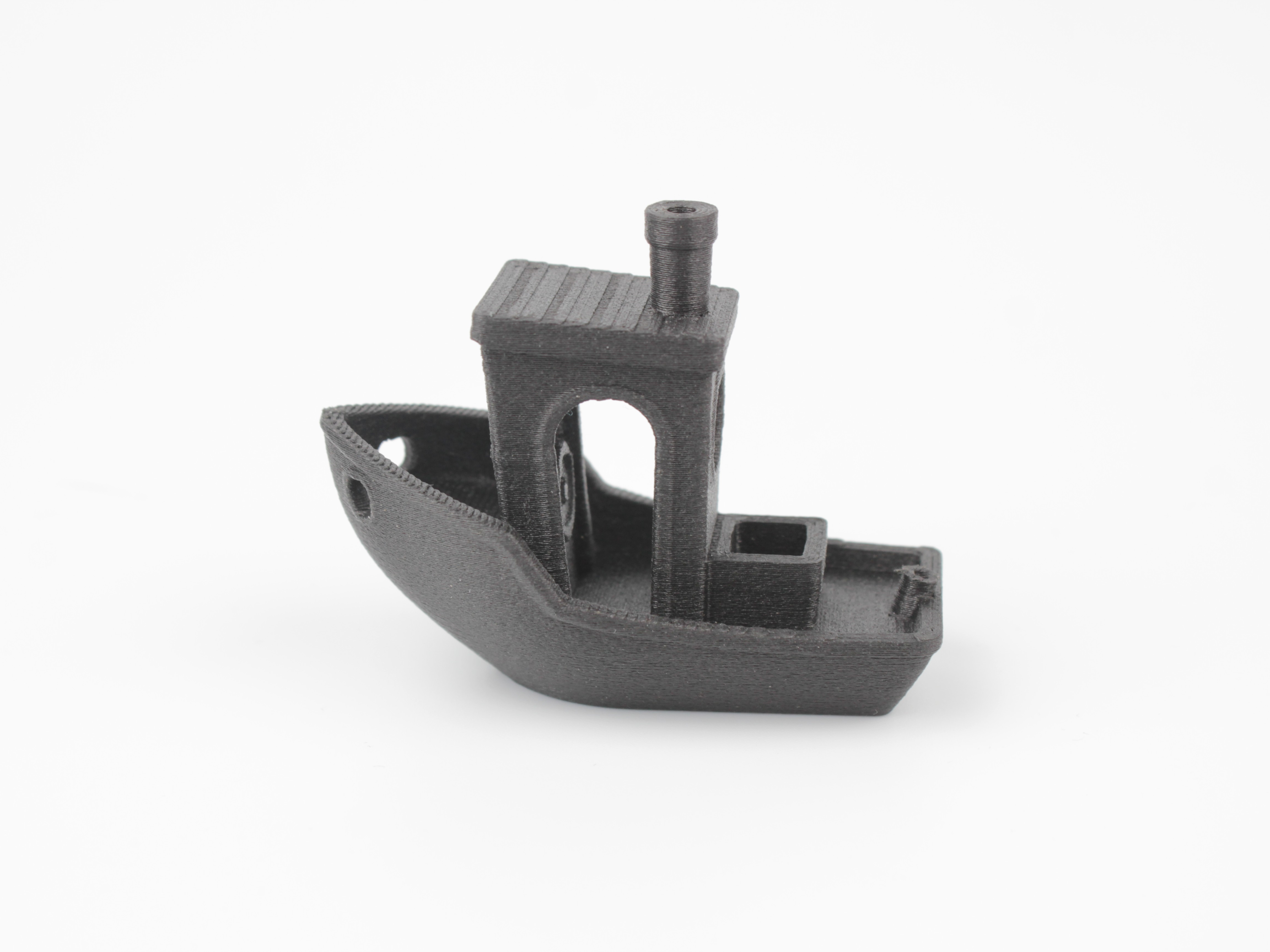 Identical part printed with properly dried filament