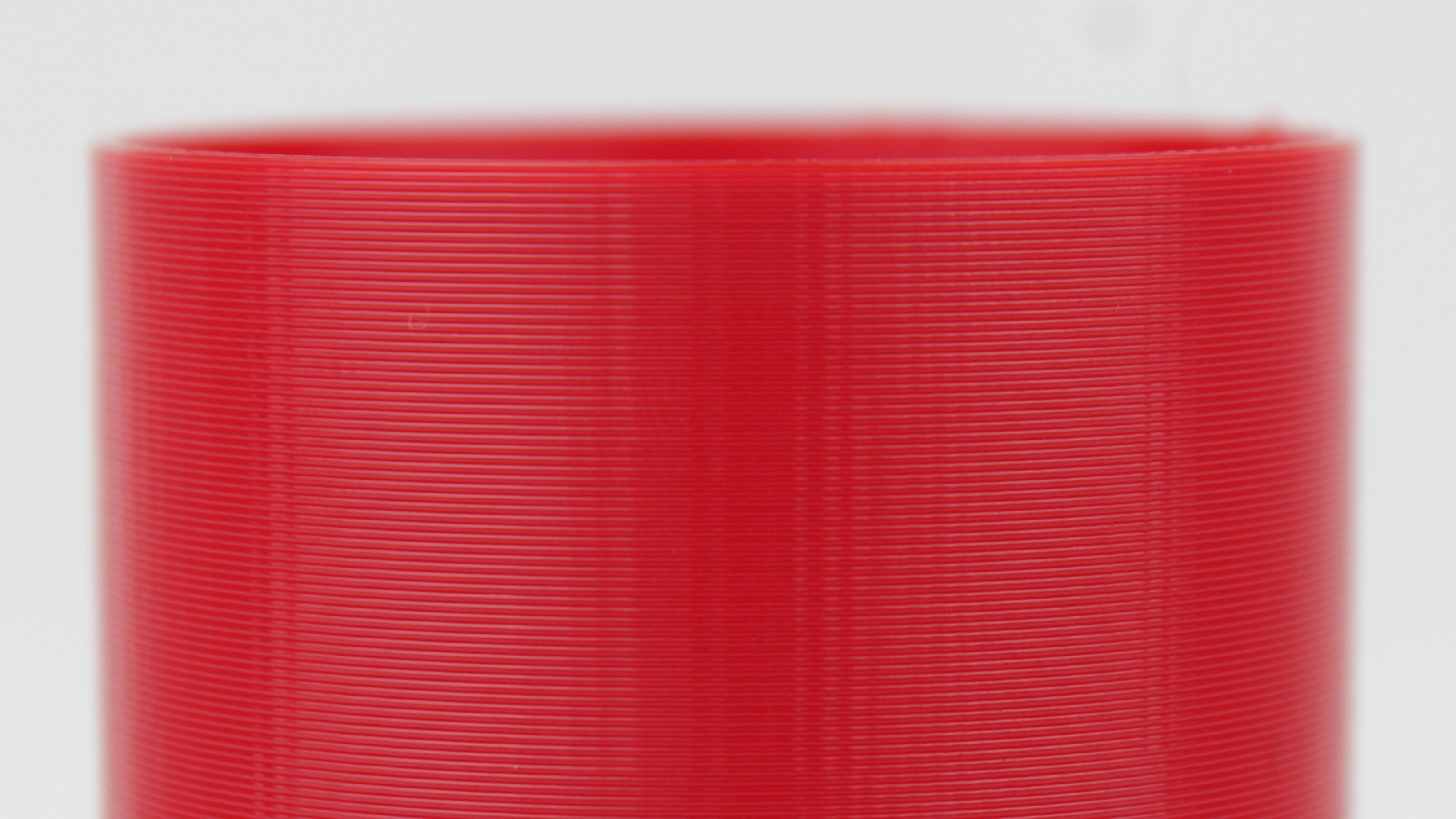 Part surface printed at 0.3 mm layer height