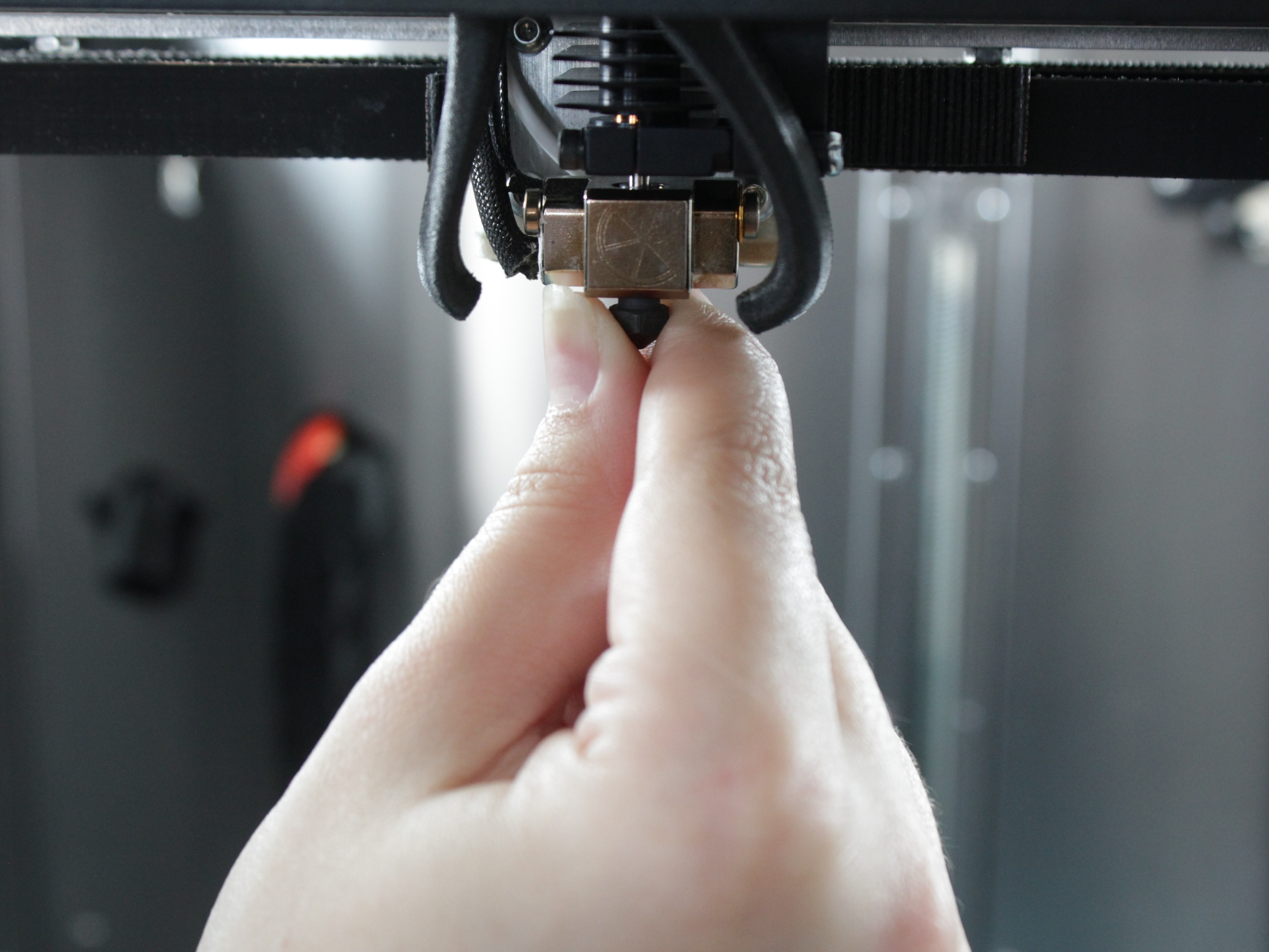 Testing nozzle and hotend for mechanical play
